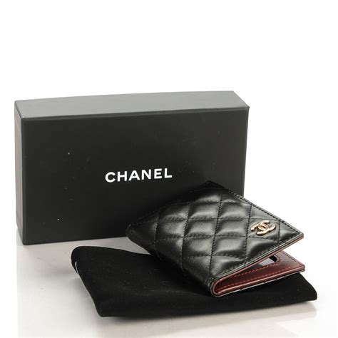 fashionphile chanel lambskin wallet.